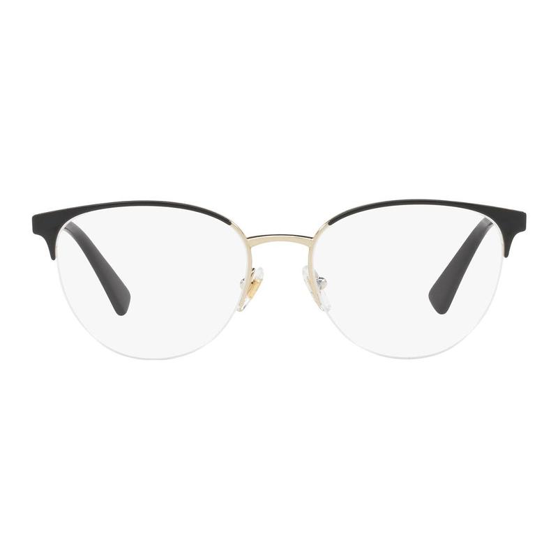 Versace Cat-eye plastic flat glasses black optical glasses 3015411 VE12471252-Black 52