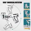 1080 ° Rotatable Extension Faucet Sprayer Head Water Tap Nozzle Universal Bathroom Tap Extend Adapter Aerator 2 Spray Modes