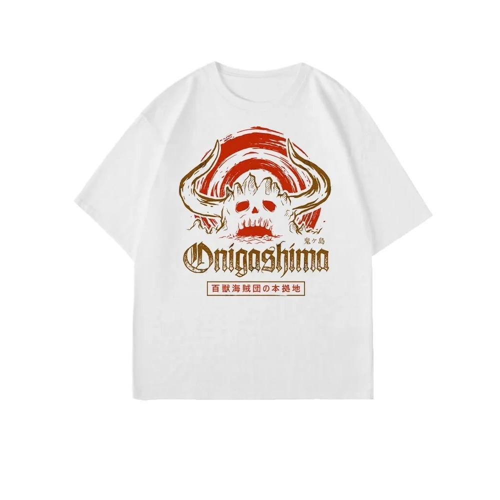 Anime Kaidou Tričko Pánské Dámské Krátký Rukáv Bavlněná Trička Americký Vintage Y2k Tričko Letní Topy Unisex Streetwear Pánské Oblečení