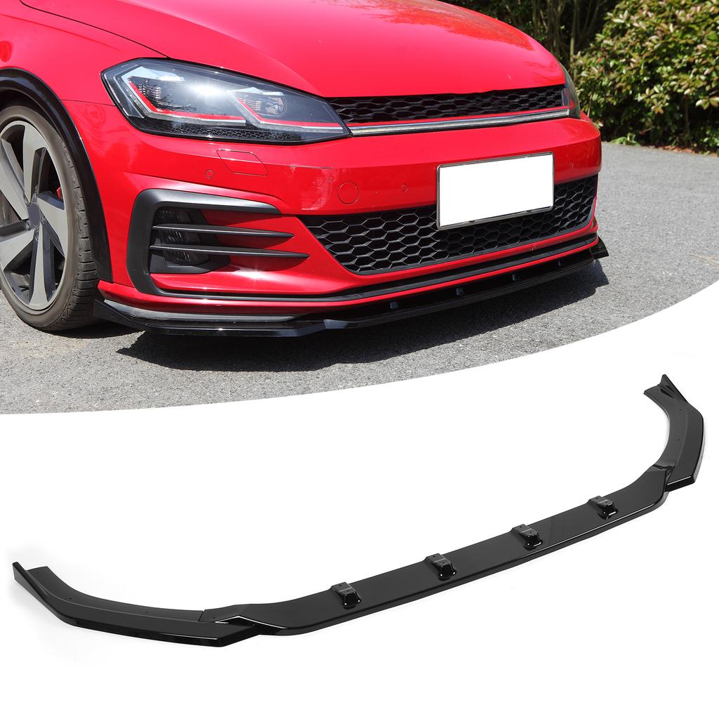 3PCSCelsiusSet Front Bumper Splitter Lip for Maxton Replacement for MK7.5 2017‑2020
