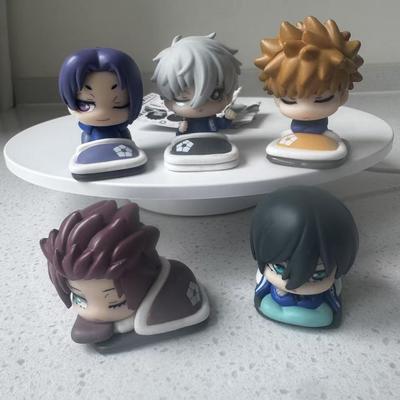 BLUE LOCK Figurine d'Action Dormir Gacha Ornement Mignon Dessin Animé Isagi Yoichi Chigiri Hyoma Nagi Seishiro Rin Itoshi Modèle Jouet