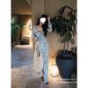 Stylish Age Reduction Super Good-looking Dress Women's Spring New Slim Fit and Thin Design Long Dress Dating Lazy Skirt