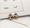 Korean Style No-Pierce Star Crystal Ear Studs with Diamond Inlay