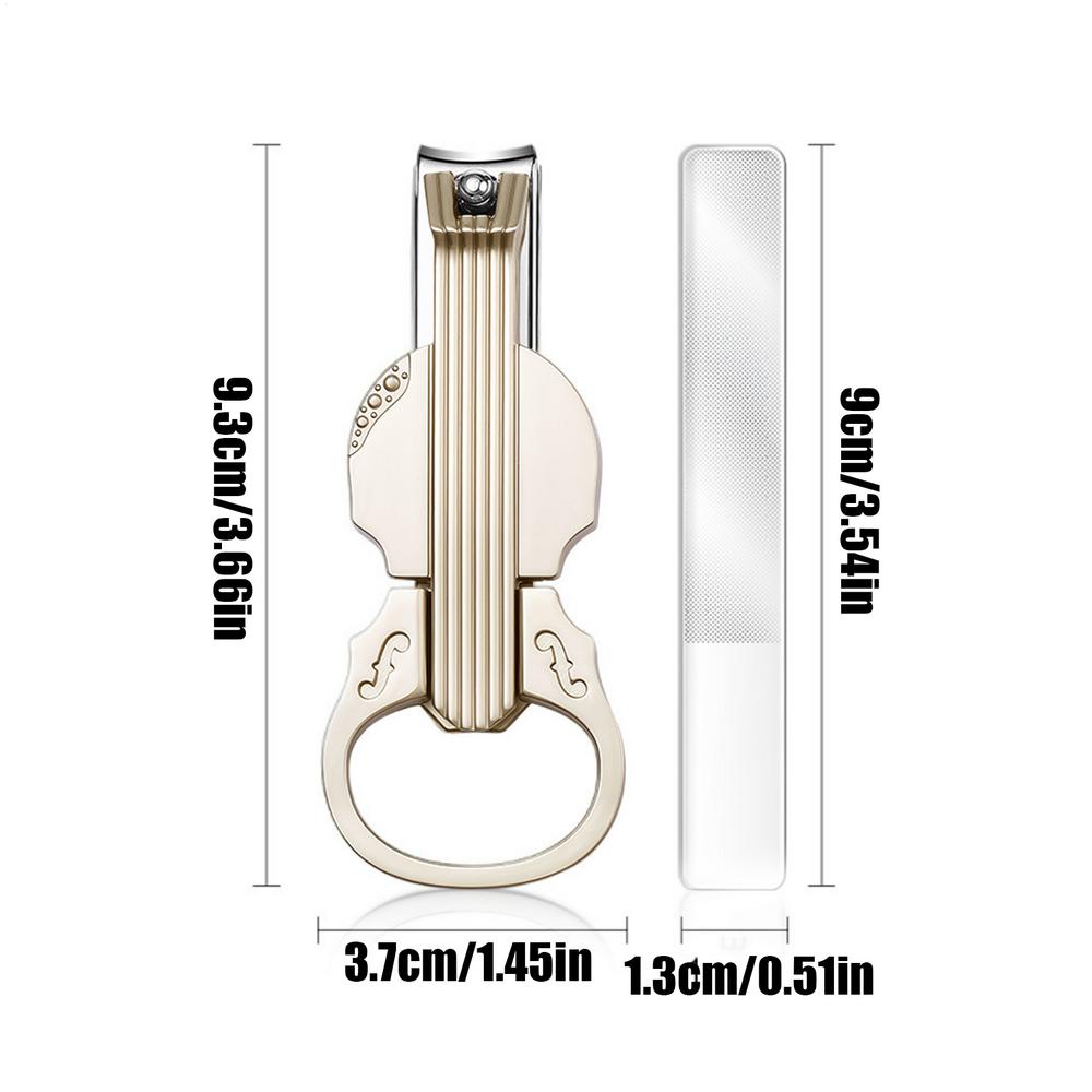 

Nail Clippers Professional Nail Clippers Fingernail Cutter Violin-Shape Trimmer Bottle Opener For Daily Hand Foot Salon Women шампанського