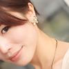 Women Fashion Chic Lovely Rhinestone Hollow Butterfly Ear Stud Earrings Jewelry