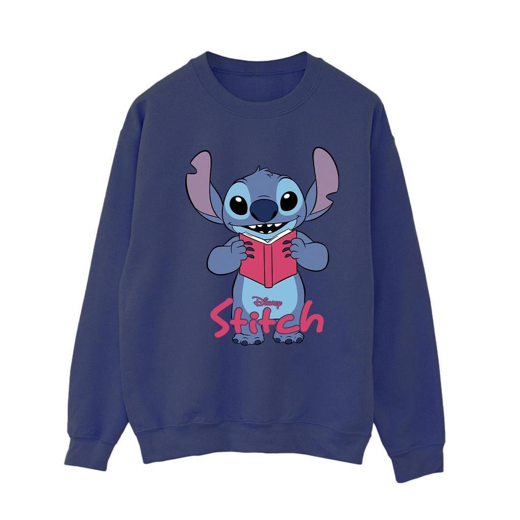 Lilo & Stitch Womens/Ladies Reading Standing Sweatshirt