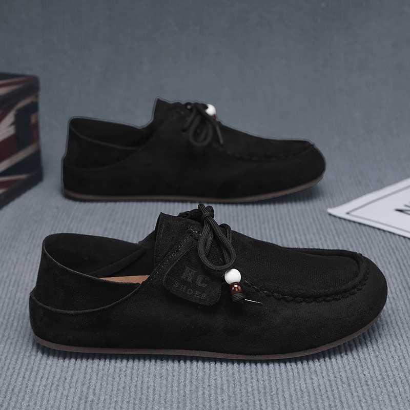 

Shoes autumn new outdoor leisure sports wear-resistant youth low-top Doudou 44 standard sneaker size чорний