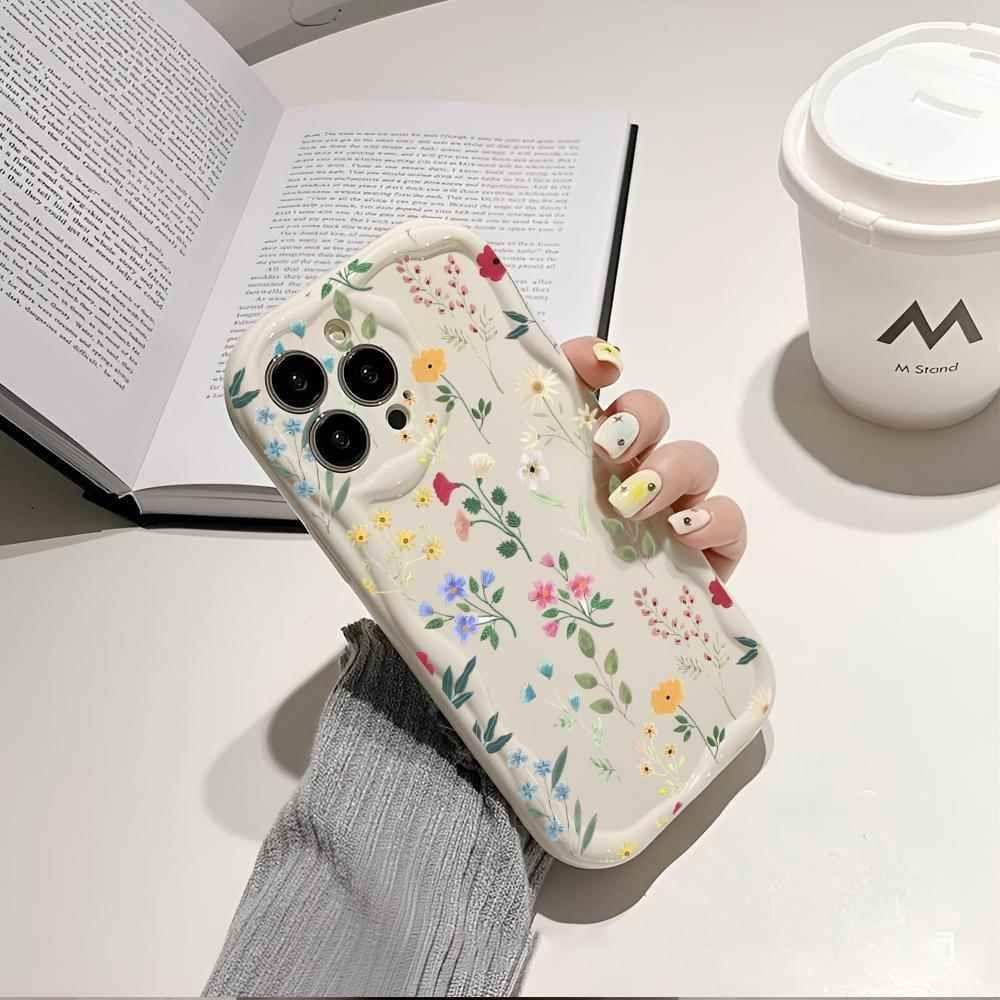 Summer Flowers Transparent for IPhone17 for Apple 15 Mobile Phone Case 13promaxR/78plus/11/12xs