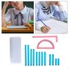 Mathe Geometrie Lineal Set Winkelmesser für Schulen Whiteboard Büro
