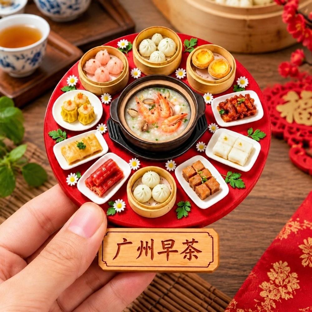 Resin Food Fridge Magnet Magnetic Refrigerator Sticker Cultural Heritage Tourism