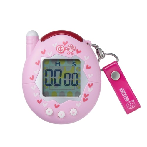 CCP (CCP) Character Timer Tamagotchi Mobile Phone Pink KH-CT82-TPP "Celebrate! Mobile Phone Party! Tamagotchi Plus" Kitchen Timer with Freestanding St