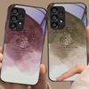 Sending Blessings For Samsung Galaxy S 8 9 10 20 Plus 21 FE 22 23 24 Ultra S7 Edge Black Tempered Glass Phone Case Hard Shell