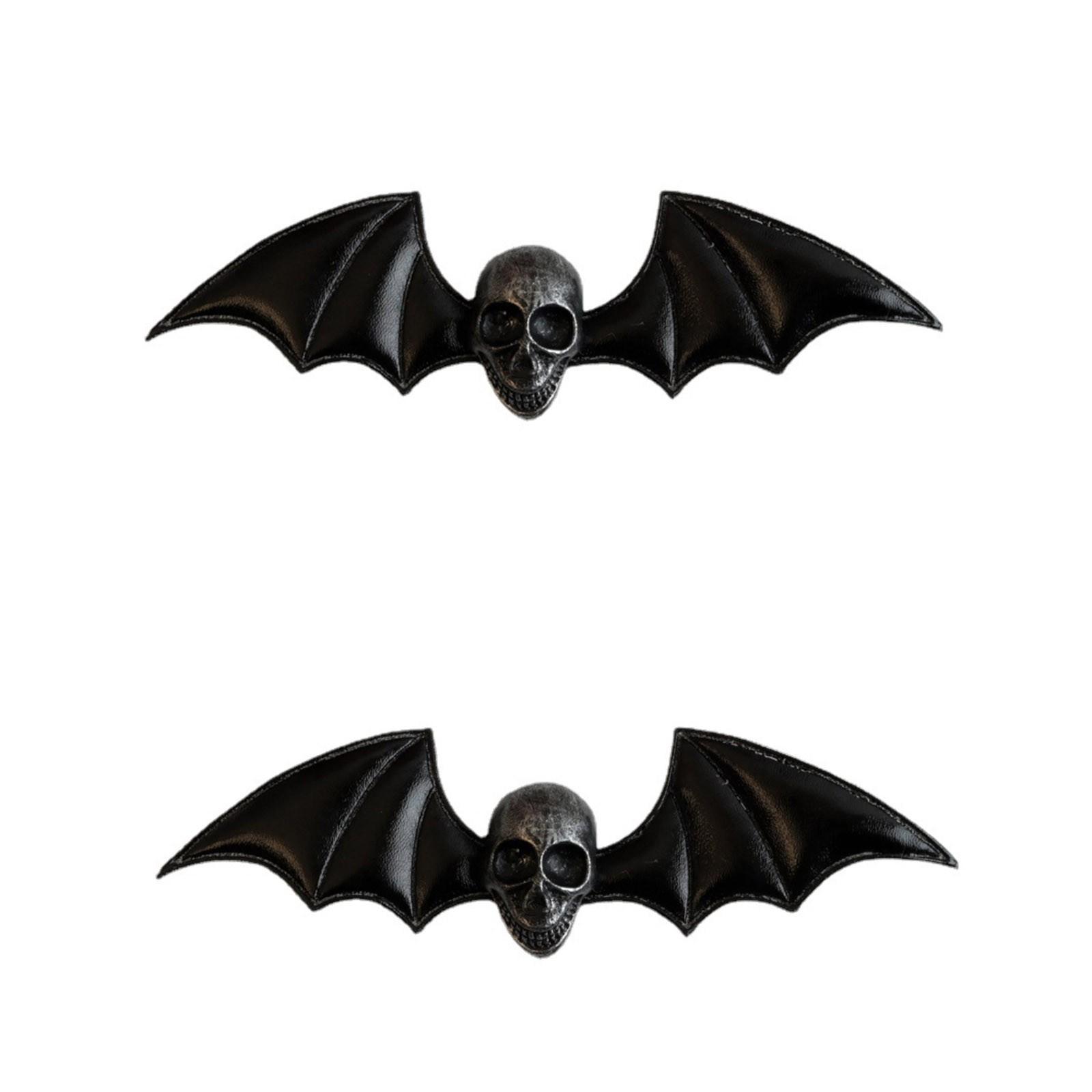 

2 шт. Шпилька для волос для девочек, декоративная заколка для волос, аксессуары в стиле панк One Size чёрный