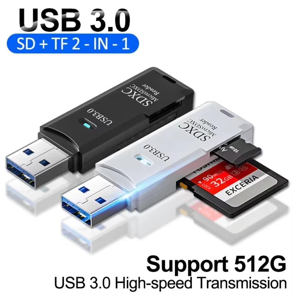 Card Reader USB 3.0 2.0 To Micro SD TF Memory Card Reading Adapter High Speed 2 IN 1 Card Reader For Phone PC Laptop Accessories
