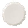 Delicate Solid Color Flower-Shaped Plate Ceramic Plate Restaurant Dessert Plate Household Dish Plate High Value Tableware Plate Dinner Plate