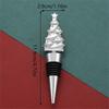 Holiday Wine Stopper Christmas Tree Decoration Practical Zincs Alloy Bottle Cork For Home Party Decoration