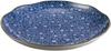 Nishikai Pottery Chrysanthemum Type 8 Plate Modern Old Dyed Diameter Cosmetic 52635 No. Set, Pattern, 25.5cm (Includes Box)