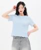 CHASECULT Women'S Crinkle Short Sleeve T-Shirt-Fbrg5868D0D