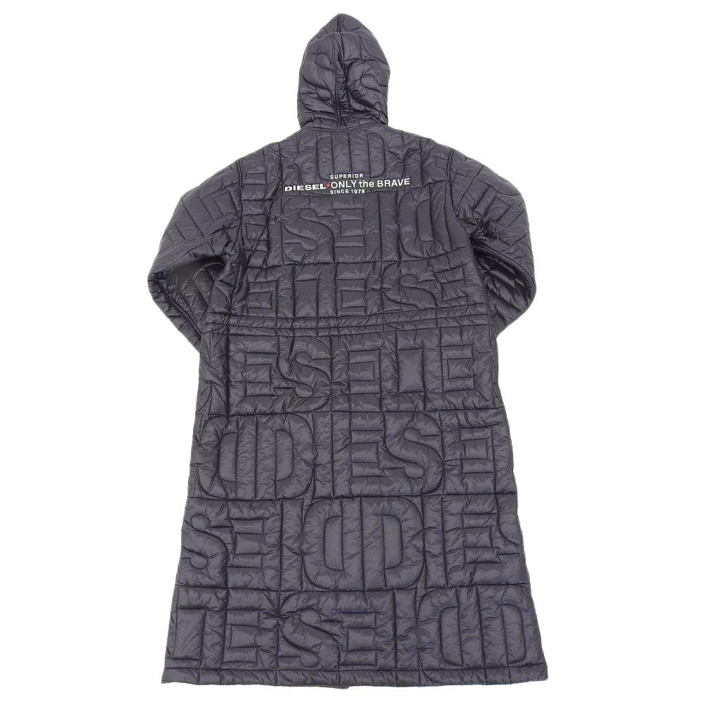 DIESEL DIESEL 3M THINSULATE Nylon Hooded Quilted Coat for Women, Black, M coat M blackUsed