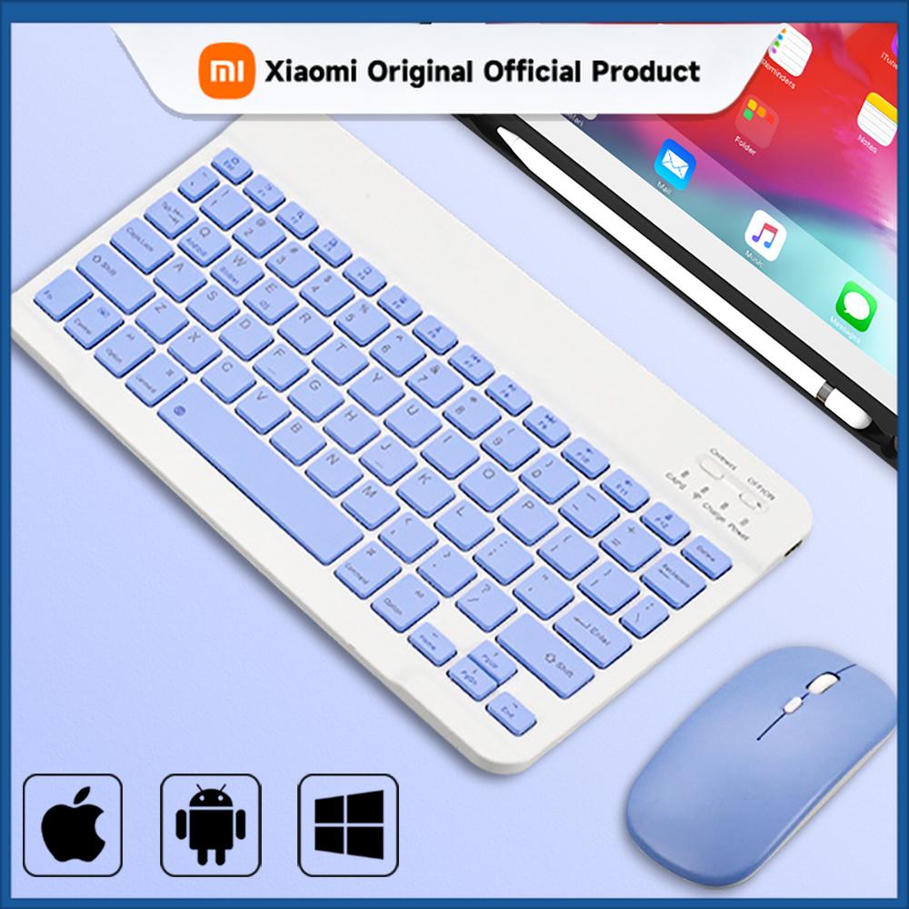Xiaomi Bluetooth Wireless Keyboard Universal Mobile Phone Tablet Keyboard And Mouse Mini Bluetooth Keyboard Ipad Keyboard Accessories