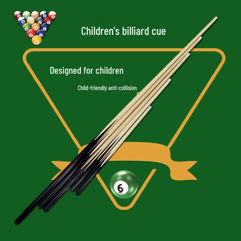 LISM Portable 48cm Solid Wood Pool Cues (Set of 2)