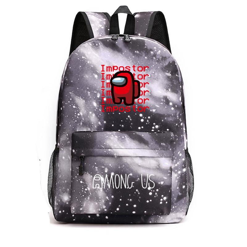 Among Us Backpacks Among Us Ghost Space Werewolf Student Bag