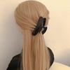 New Creative Design 10.3CM Geometric Scallop Large Hair Clip Claw Rerto Black White Acetic Acid Shark Clip Hair Accessories