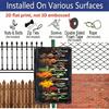 2D Flat Vintage Spice Art Metal Wall Decor - Perfect for Rustic Kitchens, Bars, Cafes, and Home Decoration, Featuring Labeled Spice Jars and Cooking