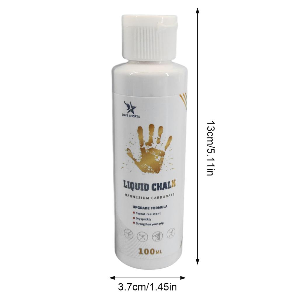 30ML/50ML/100ML Sports Liquid Magnesium Powder Fitness Lifting Anti Slip Cream Grip Liquid Magnesium For Climbing gymnastics