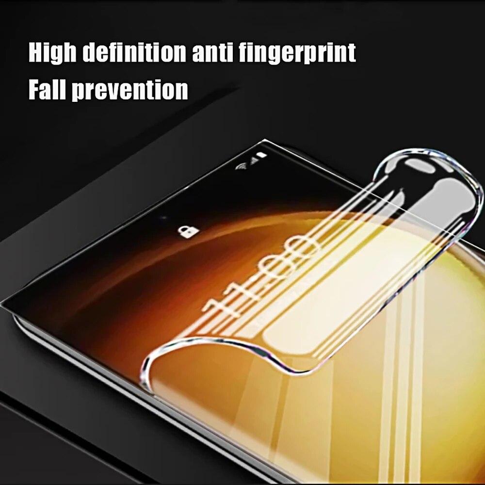5ks hydrogelová fólie pro Samsung Galaxy S24 S23 S22 Ultra S21 Plus S20 FE Note 20 Ultra A54 A53 A52 A34 A14 5G ochrana displeje