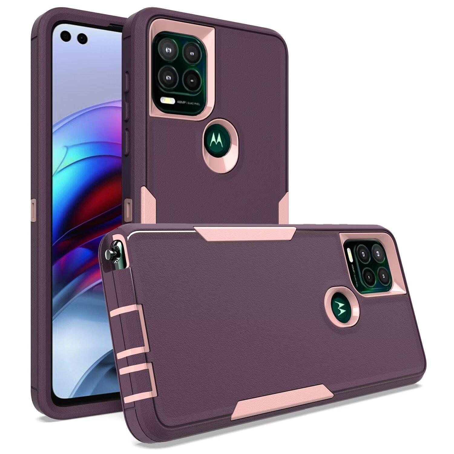 

Heavy Duty Shockproof Dustproof Rugged Defender Protective, 2 in 1 Bumper Cover For Motorola Moto G Stylus 5G Phone Case PC TPU