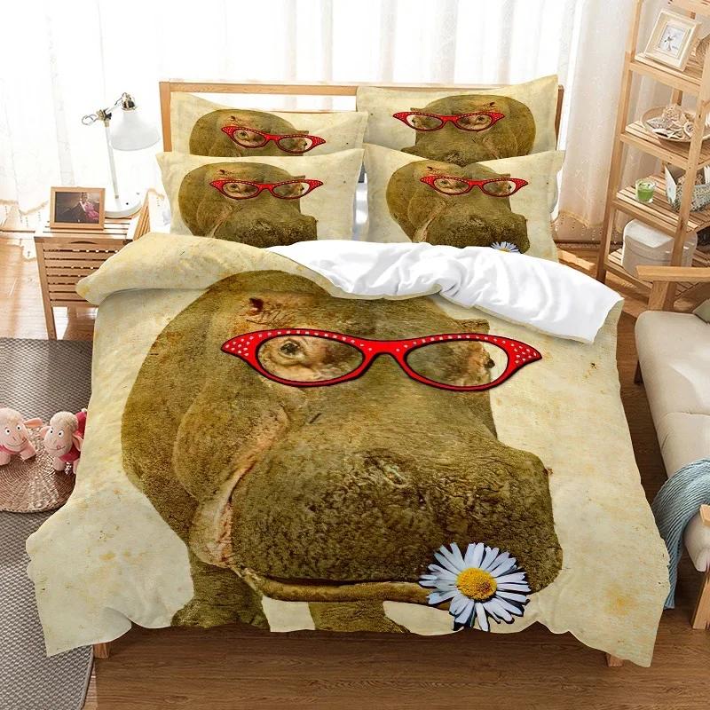 Spider And Animals Bedding Set Microfiber 3D Print Duvet Cover Queen King Size Fashion Design Comforter Cover With Pillowcases