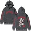 Anime Gachiakuta Rudo Graphic Hoodie Men Women Casual Cartoon Manga Oversized Pullover Unisex Fashion Vintage Hooded Sweatshirt
