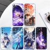 RA14 Genshin Impact Transparent Phone Case for Samsung Galaxy A04 A04S A14 A23 A34 A54 M23 M33 M52 M53