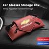 Auto Leder Brillenetui Sonnenbrillenbox Innenaufbewahrung Für Spark Captiva Cruze Malibu Equinox Trax Camaro Blazer