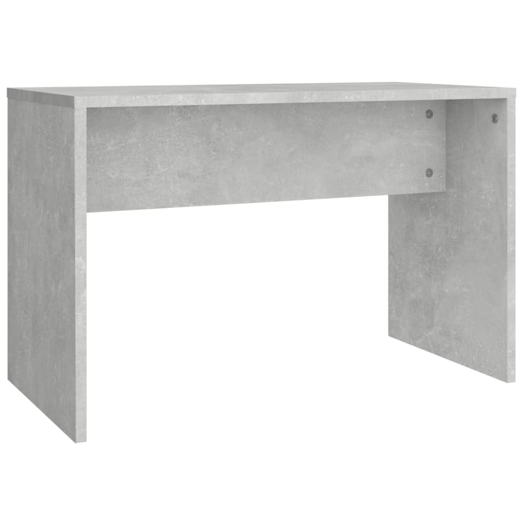 Makeup Table Set Concrete Grey 86.5 x 35 x 136 cm