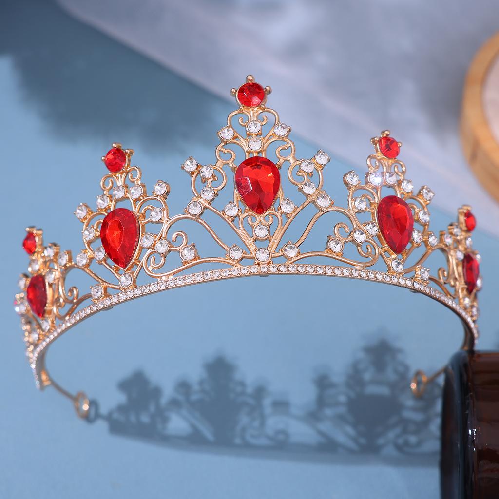 15 Colors Crystal Crown Tiara Rhinestone Prom Diadem Bridal Wedding Hair Accessories Jewelry Crown Tiara for Women Bride