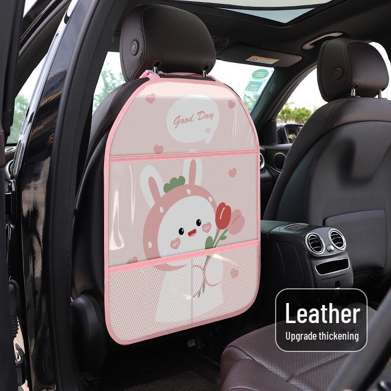 Niedlicher Cartoon Anti-Tritt Autositz Rückenschutz Pad für Kinder