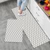 Waterproof Non-Slip Kitchen Floor Mats - Absorbs Water and Oil, Dirt-Resistant, Wash-Free Entrance Door Carpet