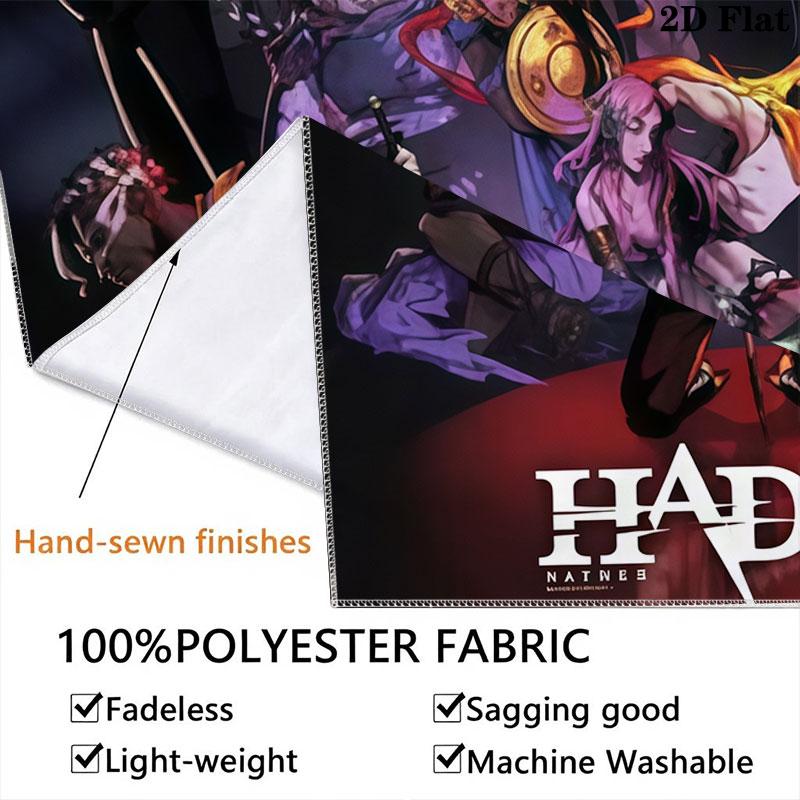 Game Characters of Hades Wall Hanging Printed Fabric Blanket Decorative Tapestries for Bedroom Living Room Home Decor