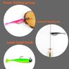 100Pcs/box T Tail Soft Bait Silicone Fishing Tackle Portable Soft Fishing Lures  Freshwater Fishing