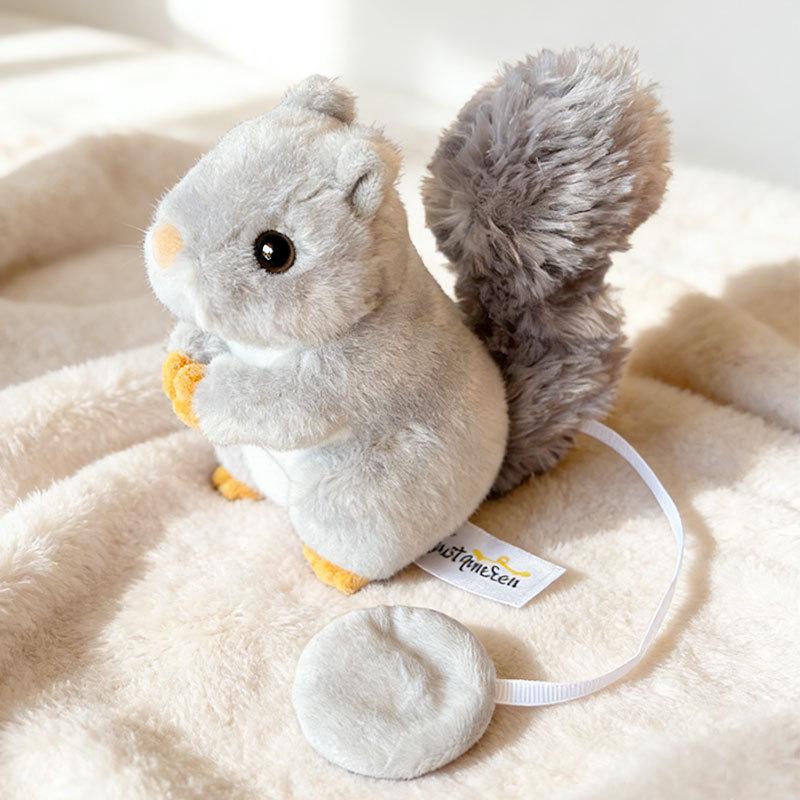 Magnetic Shoulder Plush Toy: Frog, Sloth, Squirrel, Dinosaur, Parrot