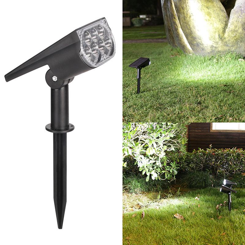 2/7 LED Solar Outdoor Spotlights,150° Adjustable Wall Lamp, Waterproof Lawn Lights for Garden Patio Yard Backyard Camping Decor