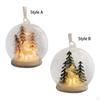 LED Christmas Balls Hanging Ornaments Glowing Glass Ball for Theme Party Holiday Wedding Decoration