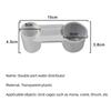 Plastic Pet Bird Drinker 500ml Feeder Water Bottle Cup for Cat Chicken Pigeon Durable Automatic Watering System