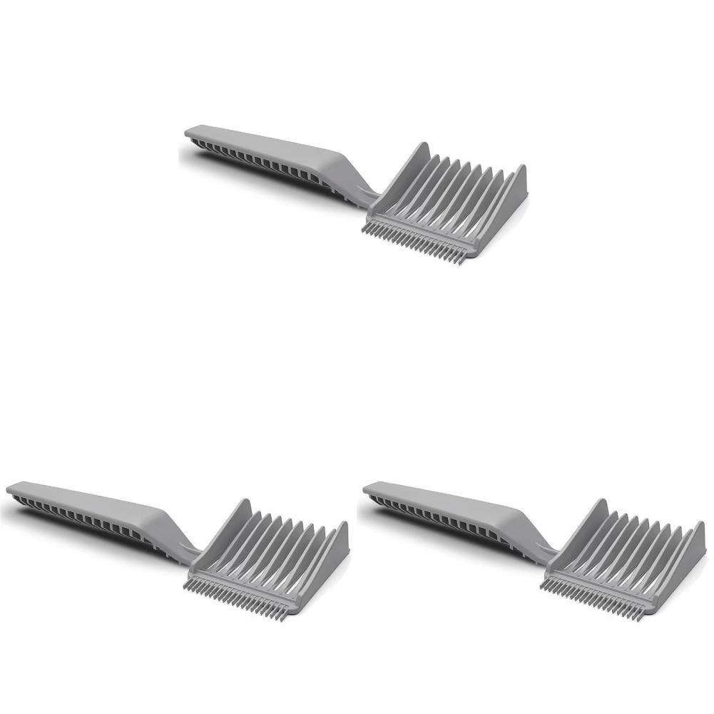 

Расческа Fade Comb антистатическая расческа для смешивания волос расческа для стрижки волос для домашнего салона (серый)