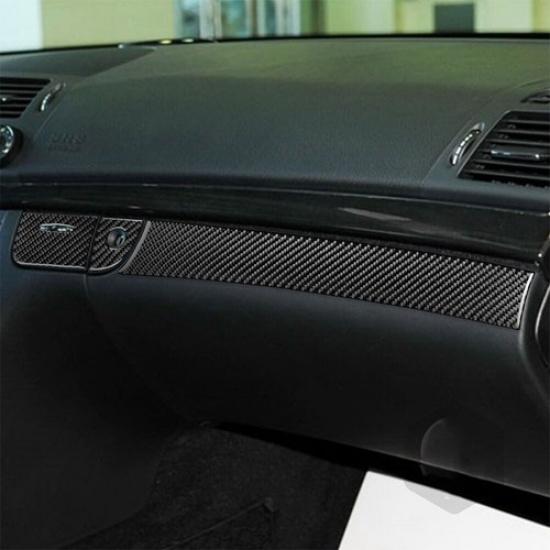 Carbon Fiber Interior Passenger Dashboard Cover Trim For Mercedes-Benz W211