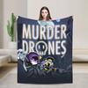 Serial Designation N Murder Drones Blanket Coral Fleece Plush Textile Decor Warm Throw Blanket for Sofa Bedroom Bedding Throws