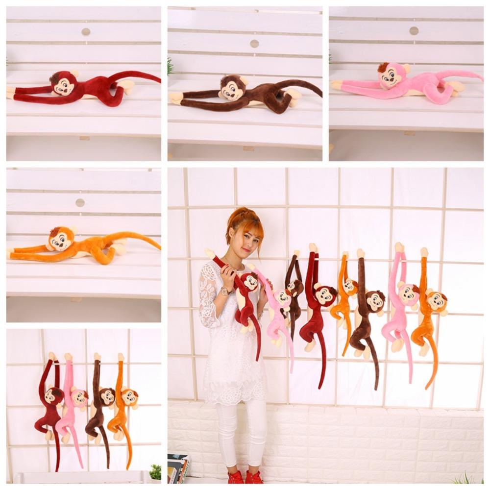 

1pc 90cm Long-Armed Monkey Doll Monkey Long Arm Tail Monkey Doll Hanging Monkey Plush Toy Baby