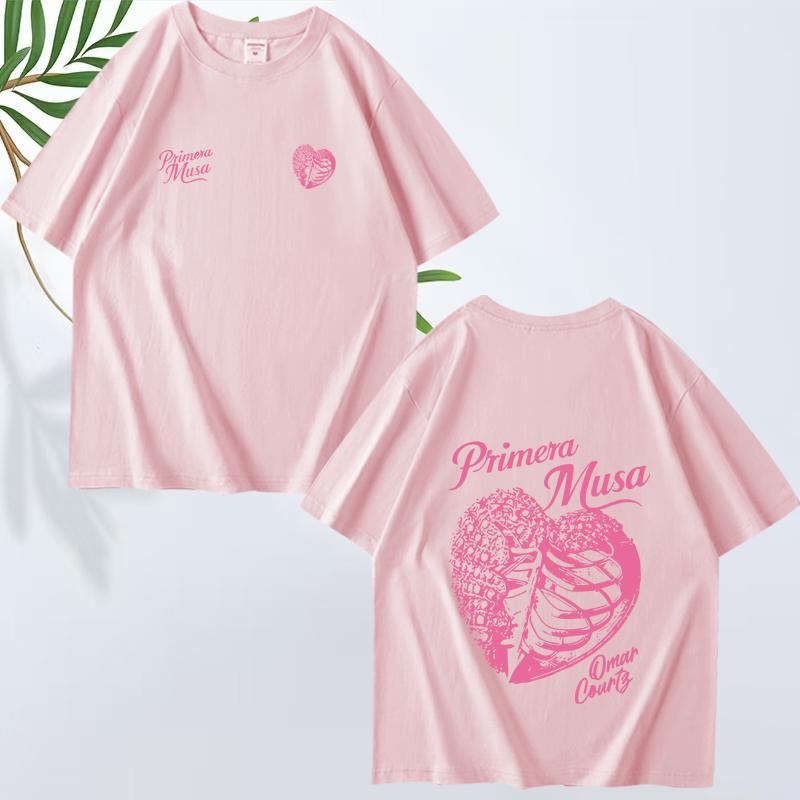 Omar Courtz Primera Musa Album Tour Merch T Shirt men women fashion Oversized 100% Cotton short sleeve Summer print Unisextops